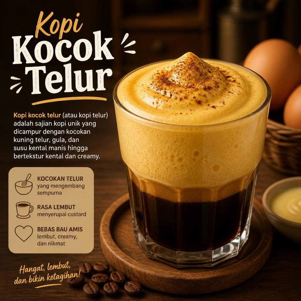 Kopi Kocok Telur di Solong Coffee